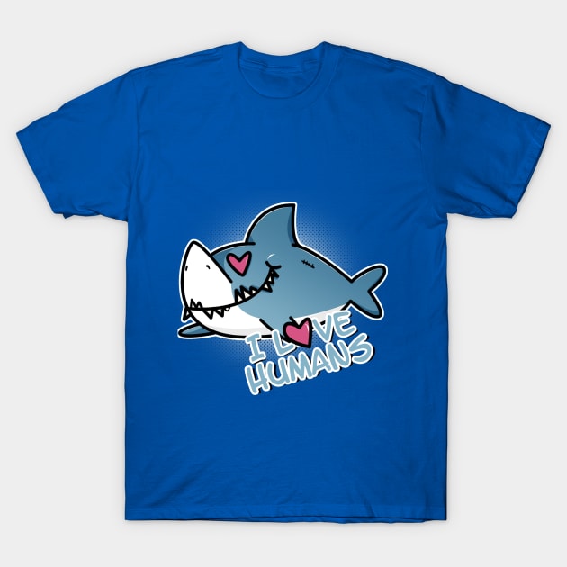 Lovely shark T-Shirt by Freecheese